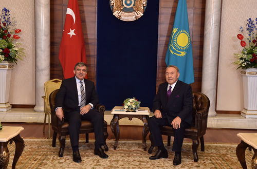 11. Cumhurbaşkanı Abdullah Gül, Kazakistan Devlet Başkanı Nursultan Nazarbayev ile Görüştü.